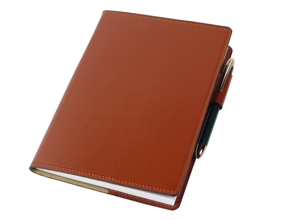 a5サイズ ブラウン（brown） 本革ノートカバーの商品写真