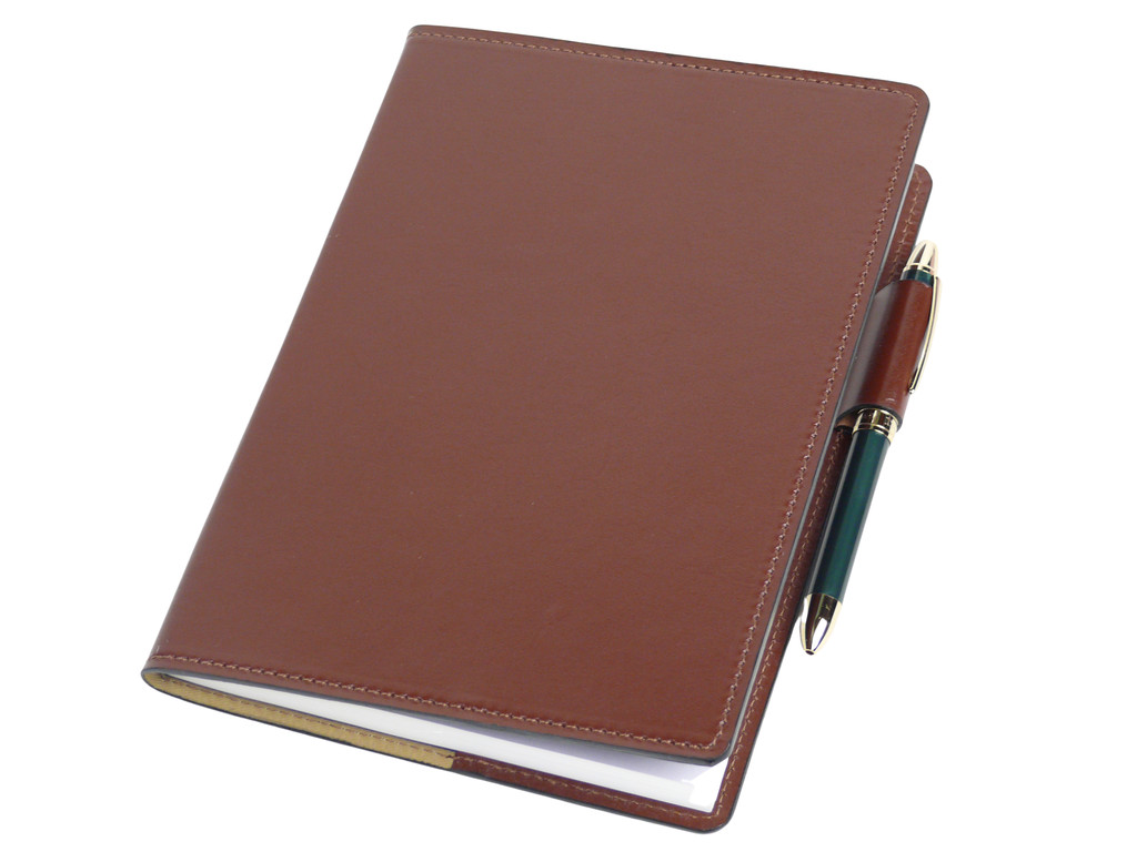 革製ノートカバー A5サイズ・ダークブラウン（新発売）